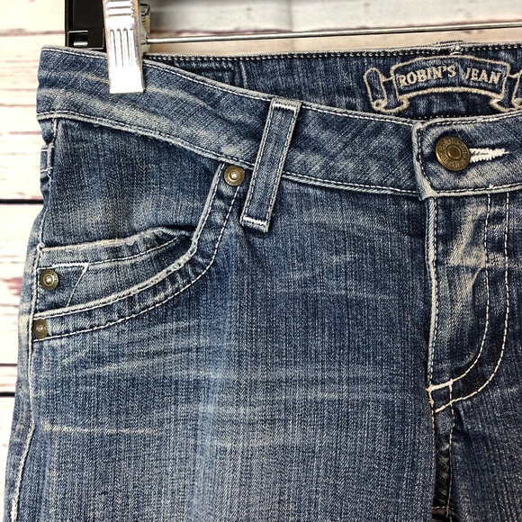 Robin's Jeans White Star Boot Cut Jeans Size 27 - Picture 3 of 8